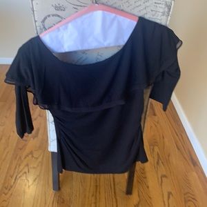 White House Black Market shoulder blouse